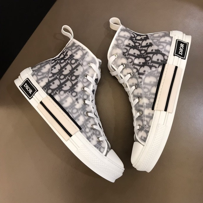 Anum Bags DIR B23 Black and White HIGH-TOP SNEAKER