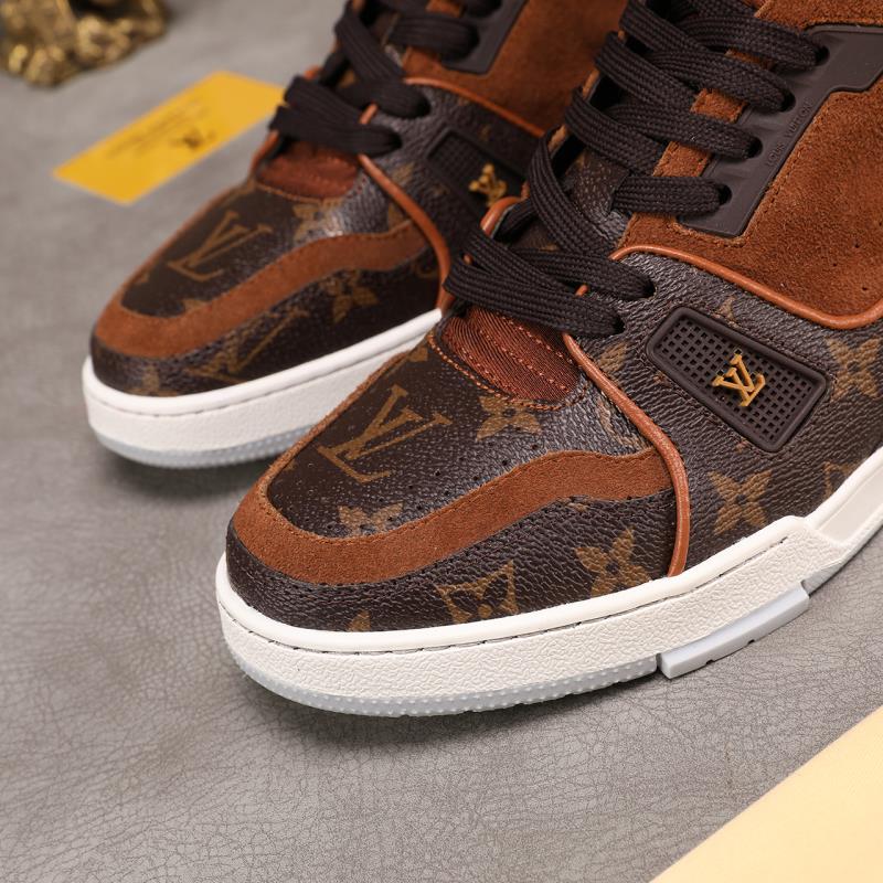 Anum Bags LUV Traners Inspired Brown Sneaker