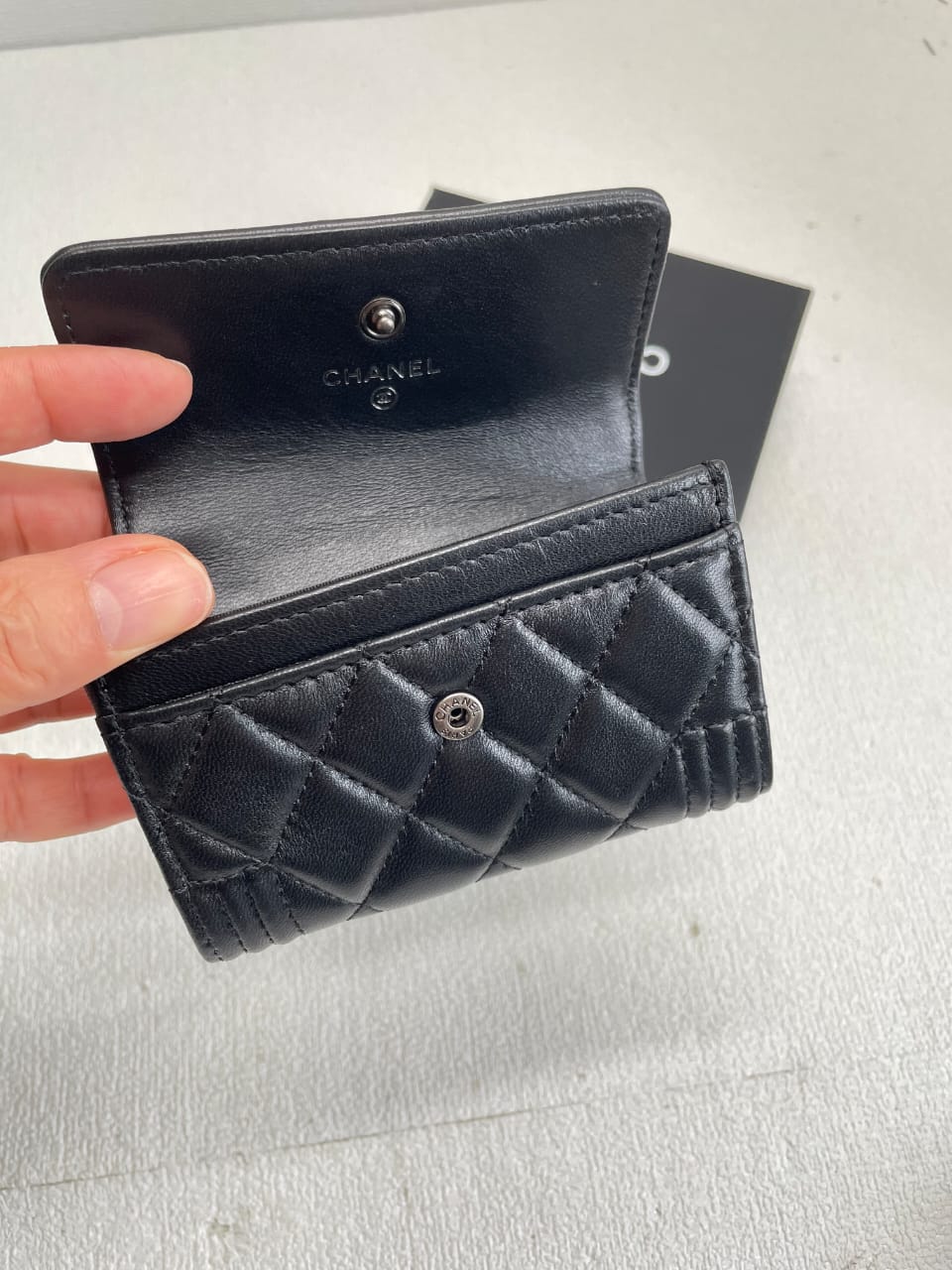 Anum Bags CHL BOY CLASSIC WALLET BLACK SILVER 84432
