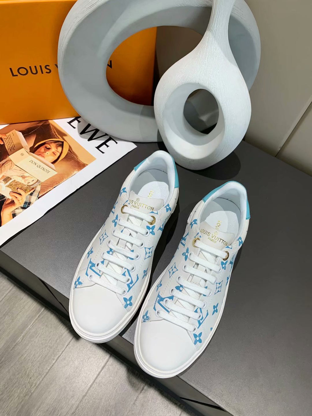 Anum Bags LUV Casual Low Blue White Sneaker