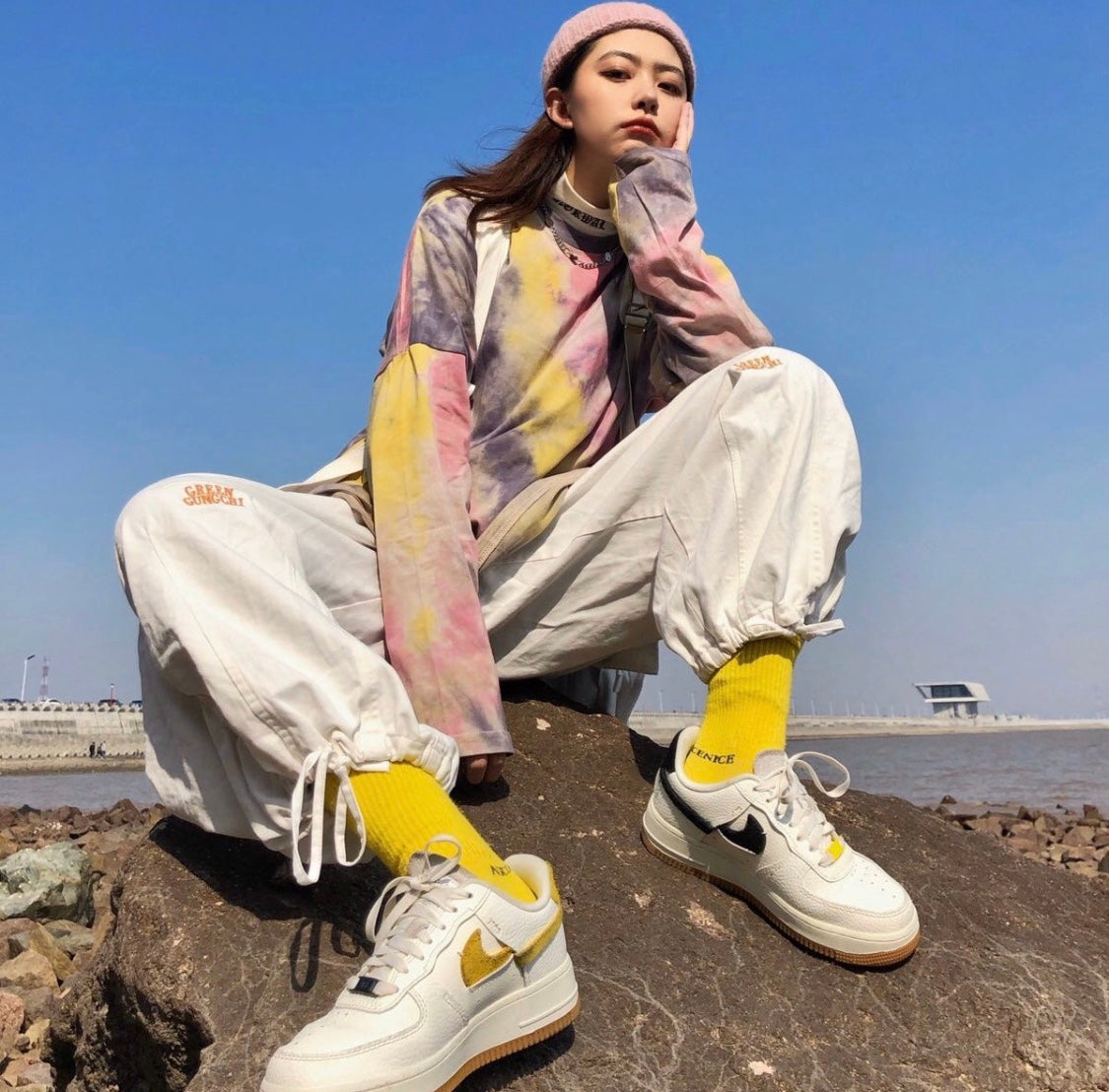 Ezyycart Bags AF1 Black and yellow mandarin duck breaks hook