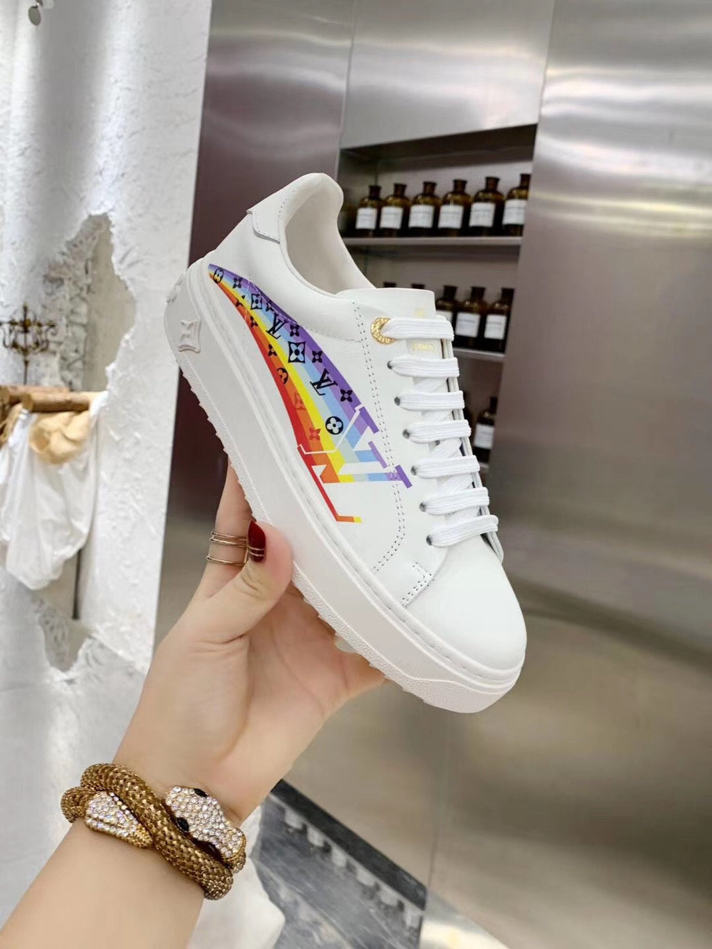 Anum Bags LUV Casual Low White Sneaker
