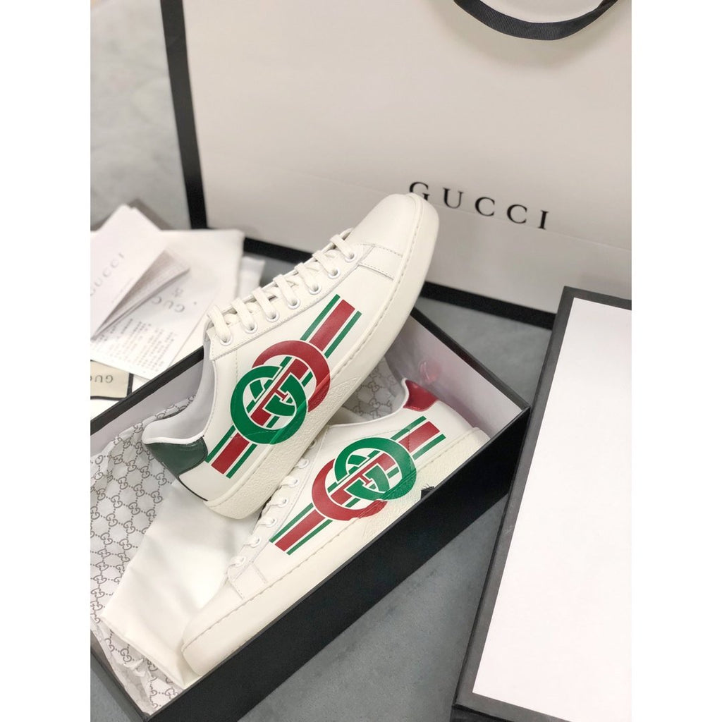 Ezyycart Bags MO-GCI Ace white interlocking Sneaker 087