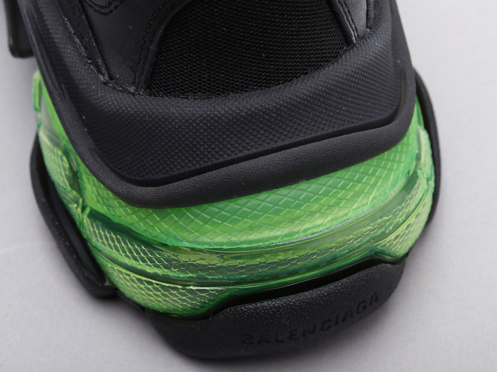 Ezyycart Bags Bla Triple S Black Green Sneaker