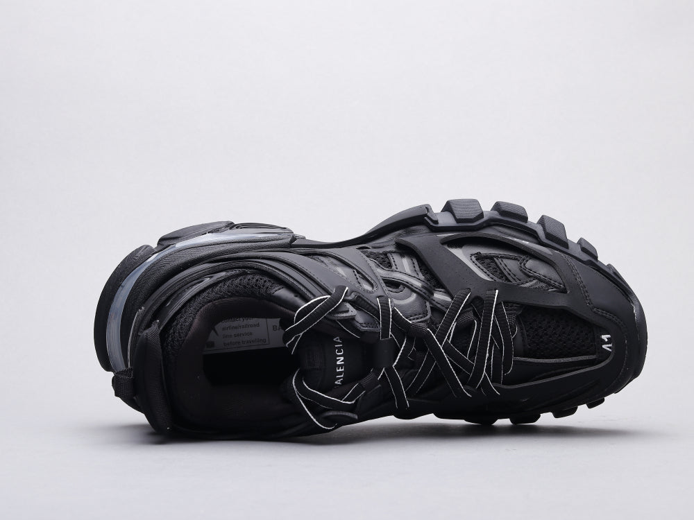 Ezyycart Bags Bla Track LED Black Sneaker