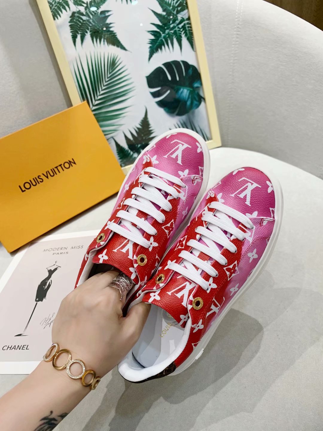 Anum Bags LUV Casual Low Pink Sneaker