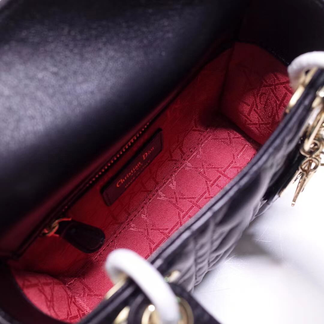 Ezyycart Bags DIR 44531 Mini lady classic minisize 17cm black red