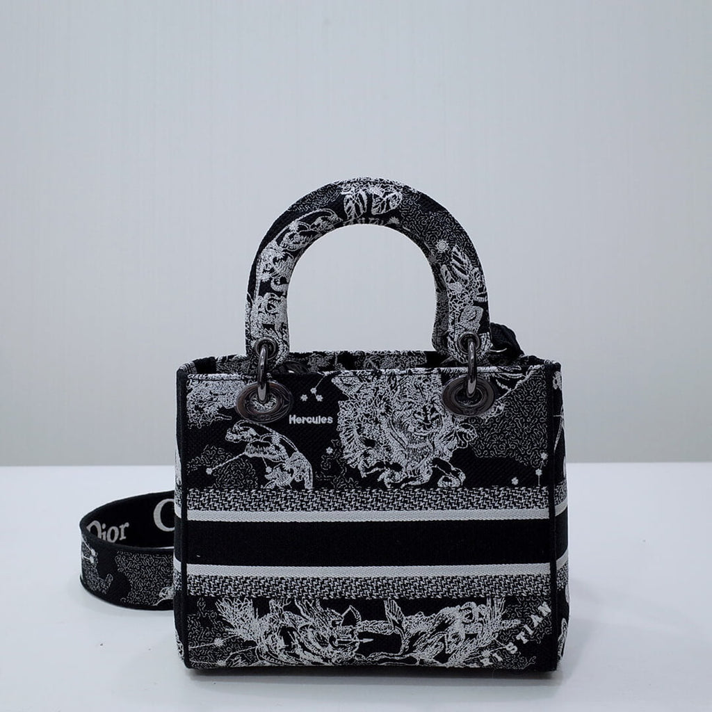 Ezyycart Bags DIR 44532 Lady D-Lite Reverse black and white 24CM