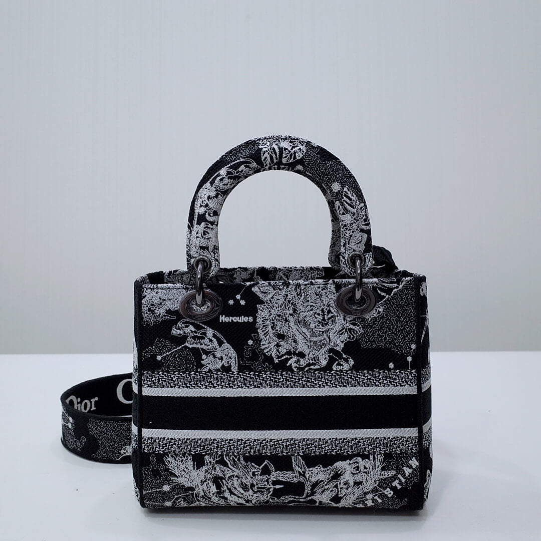 Ezyycart Bags DIR 44532 Lady D-Lite Reverse black and white 24CM