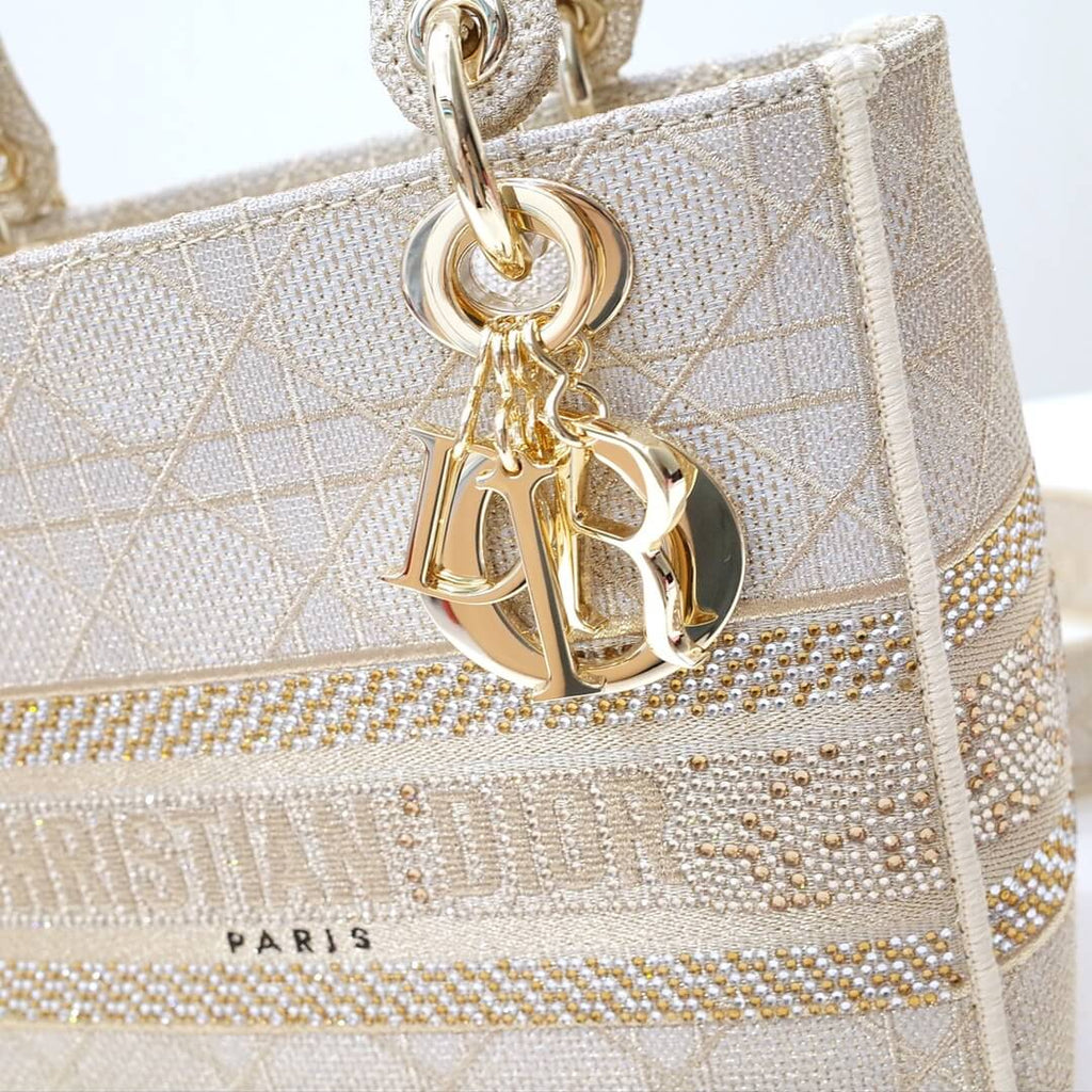 Ezyycart Bags DIR 44532 Lady D-Lite Reverse Pearl White 24CM