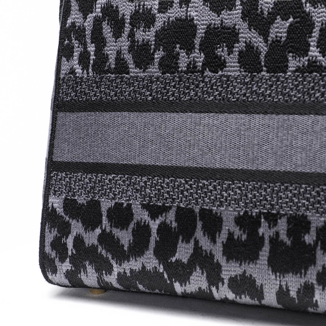 Ezyycart Bags DIR 44532 Lady D-Lite mini 17cm 24cm Leopard Print black white-2