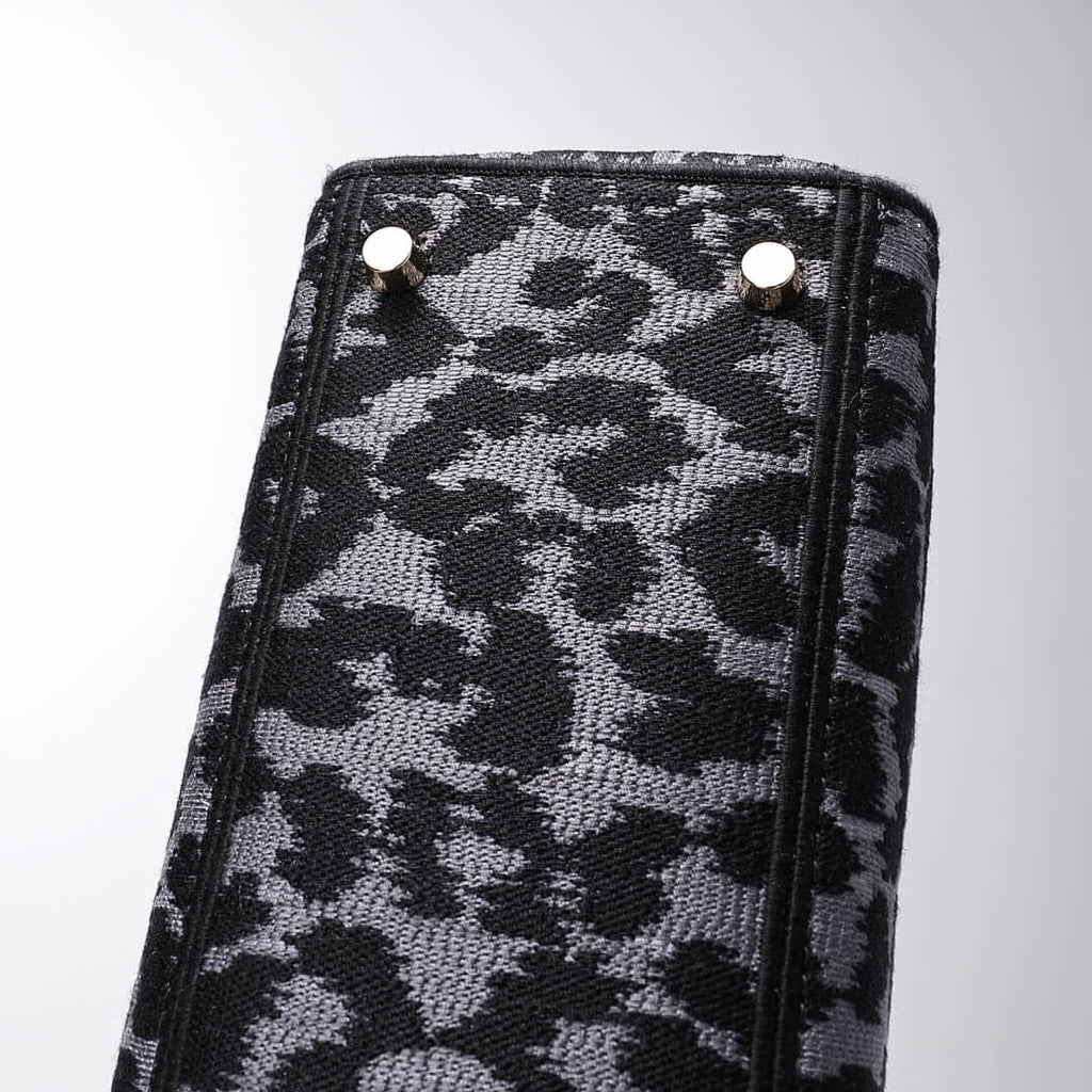 Ezyycart Bags DIR 44532 Lady D-Lite mini 17cm 24cm Leopard Print black white-2