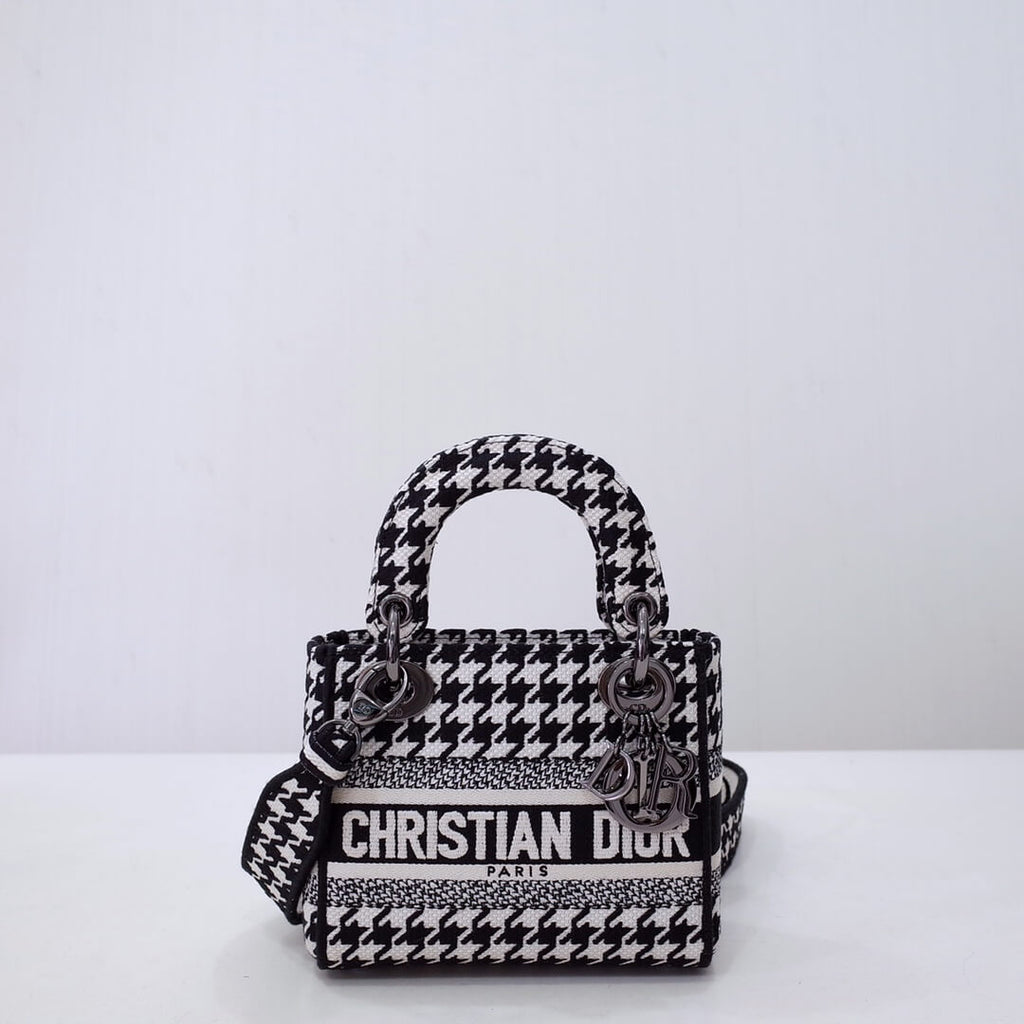 Ezyycart Bags DIR 44532 Lady D-Lite mini 17cm 24cm black white