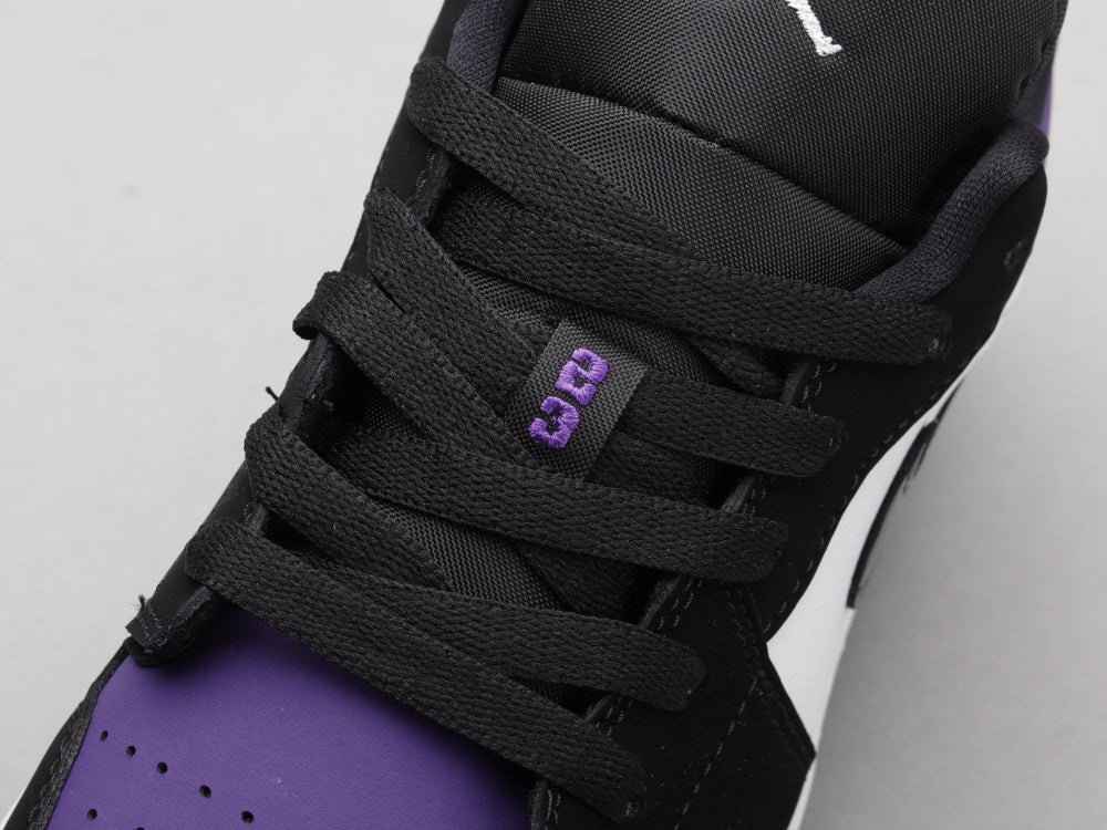 Ezyycart Bags AJ1 Black and purple toes
