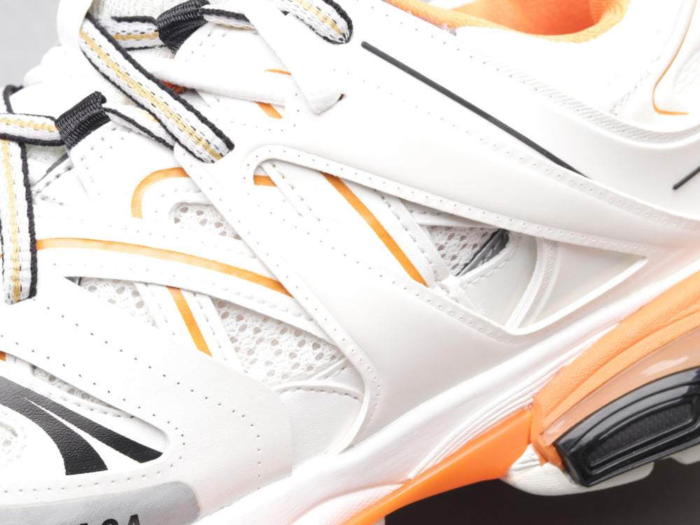 Ezyycart Bags Bla Track Orange White Sneaker