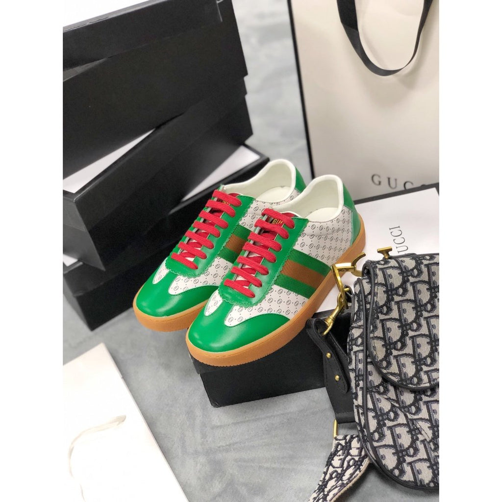 Ezyycart Bags MO-GCI Screener Leather green Sneaker 091