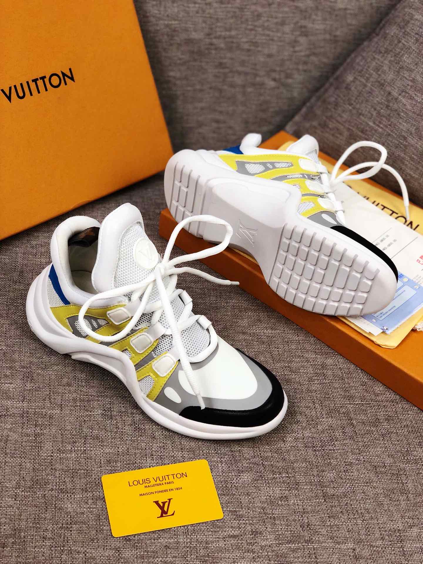 Anum Bags LUV Archlight Brown Black Yellow Sneaker