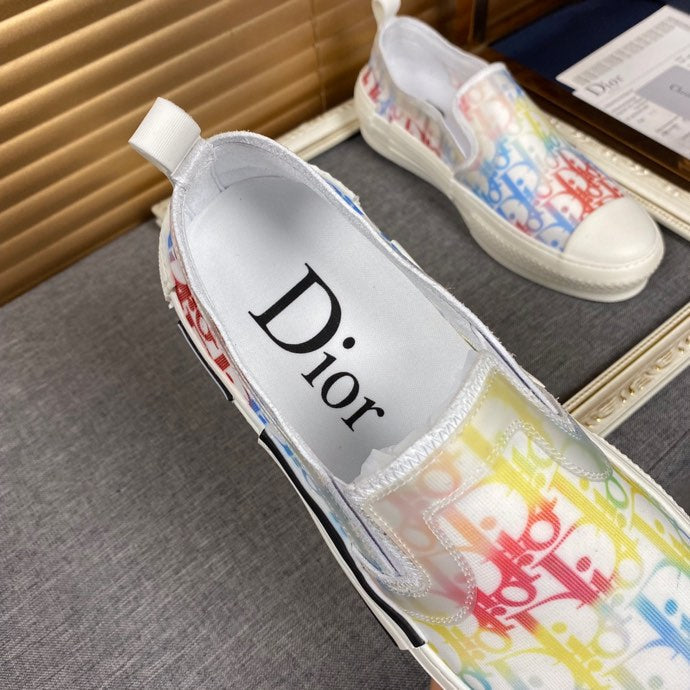 Anum Bags DIR B23 Slip MultiColor And White LOW-TOP SNEAKER