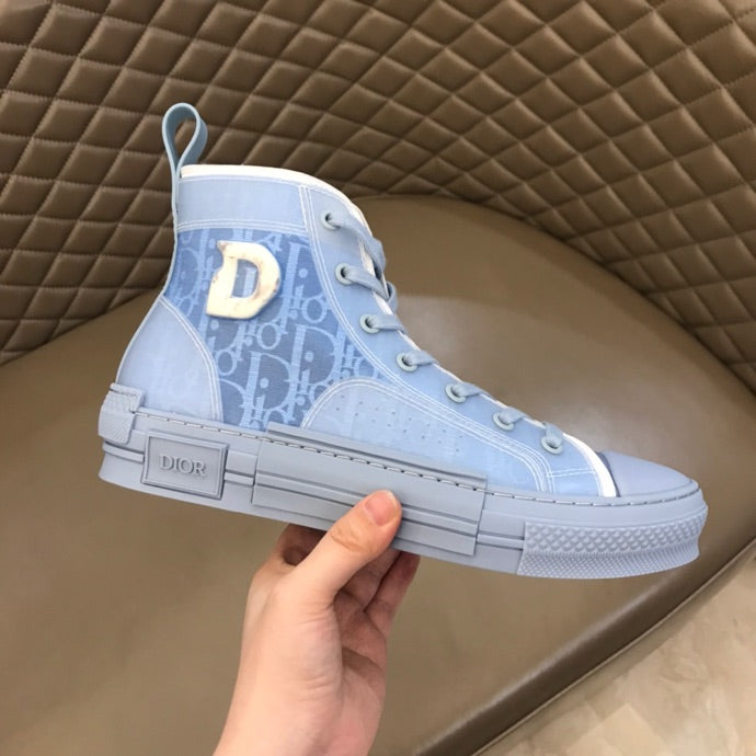 Anum Bags DIR B23 BLUE HIGH-TOP SNEAKER