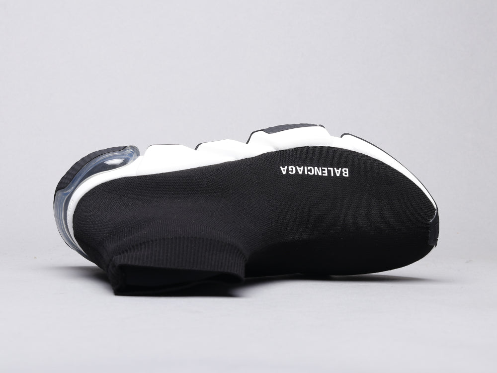 Ezyycart Bags Bla Socks Shoes Black and White Sneaker