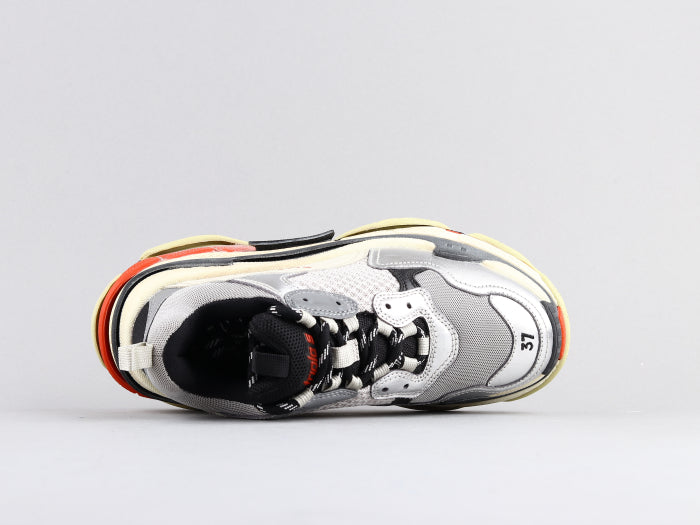 Ezyycart Bags Bla Triple S Red Silver Sneaker