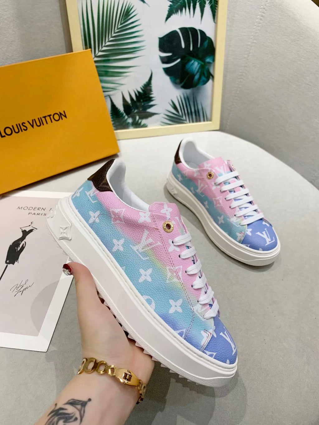 Anum Bags LUV Casual Low Pink Sneaker