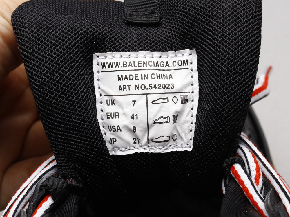 Ezyycart Bags Bla Track Black Red Sneaker
