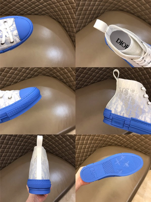 Anum Bags DIR B23 Oblique Gradient Blue HIGH-TOP SNEAKER
