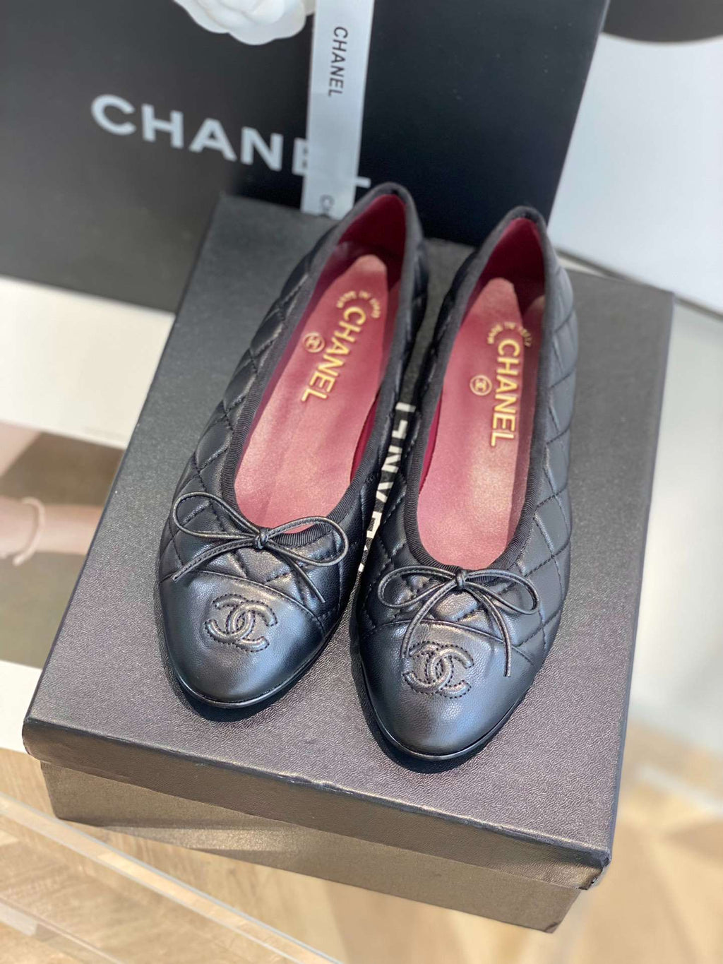 Anum Bags CHL BLACK BALLET FLATS