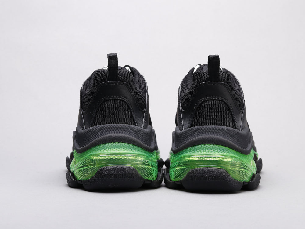 Ezyycart Bags Bla Triple S Black Green Sneaker