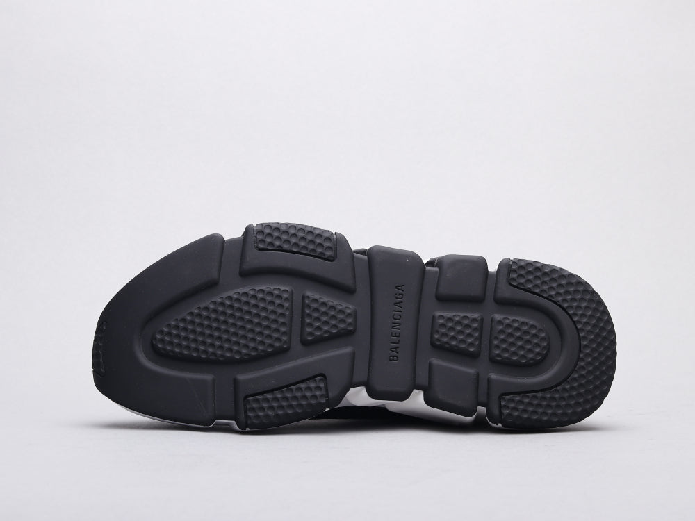 Ezyycart Bags Bla Socks Shoes Black and White Sneaker