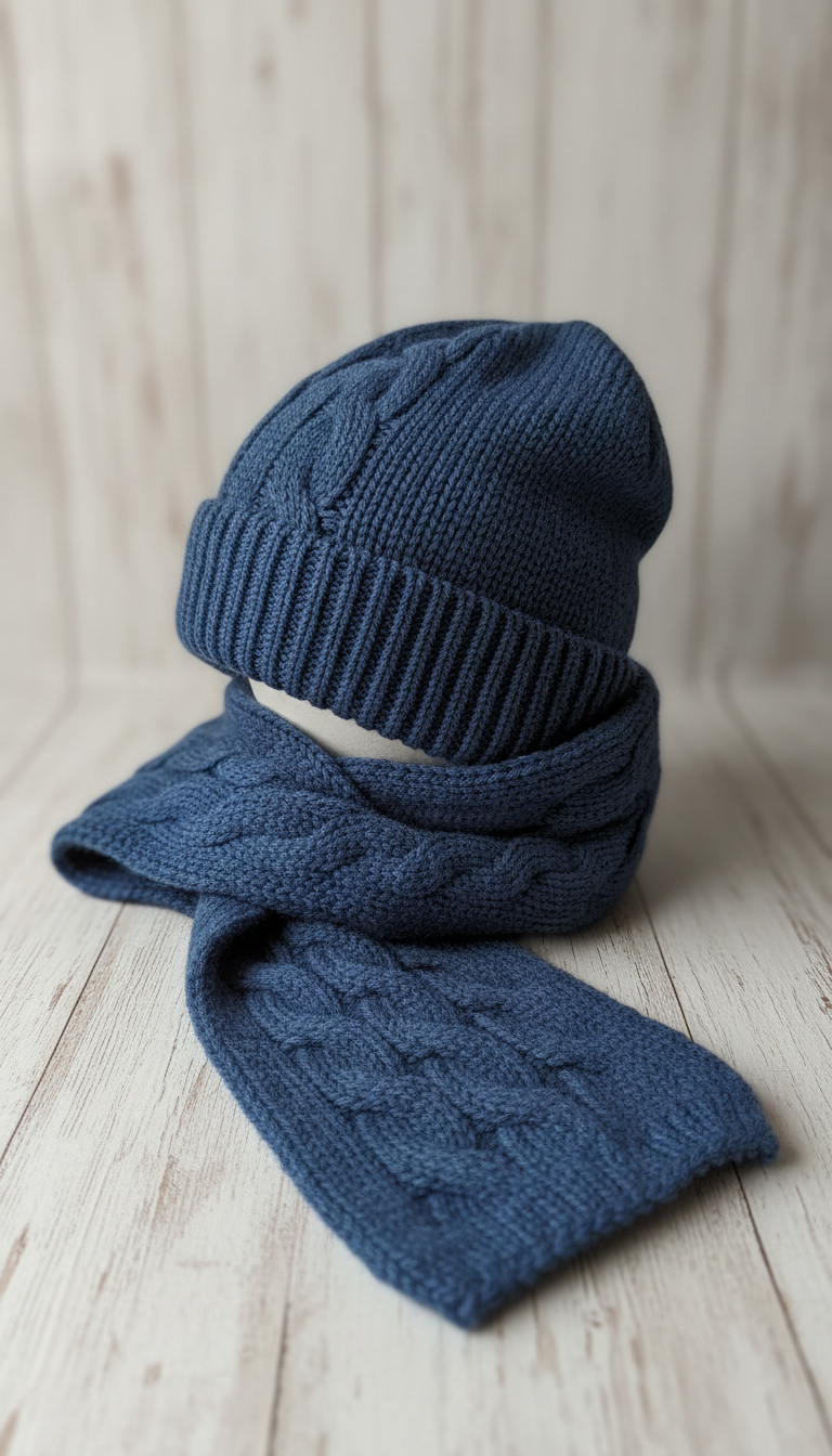 Strickset Seitenansicht