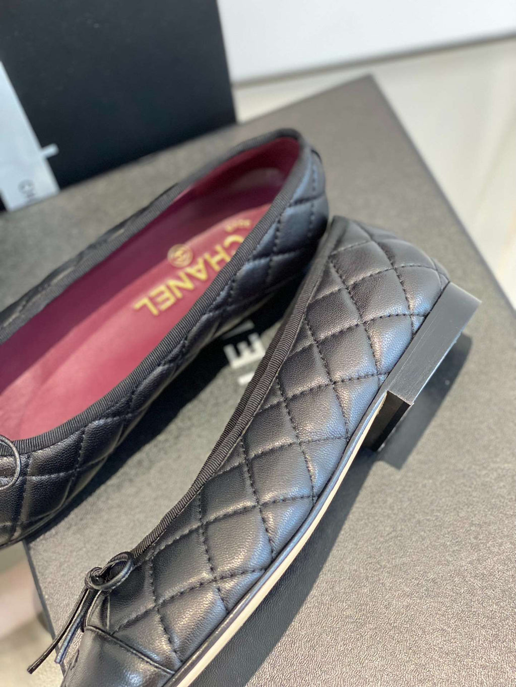 Anum Bags CHL BLACK BALLET FLATS