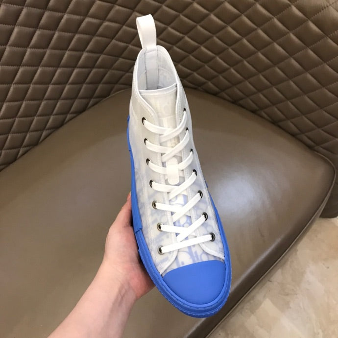Anum Bags DIR B23 Oblique Gradient Blue HIGH-TOP SNEAKER