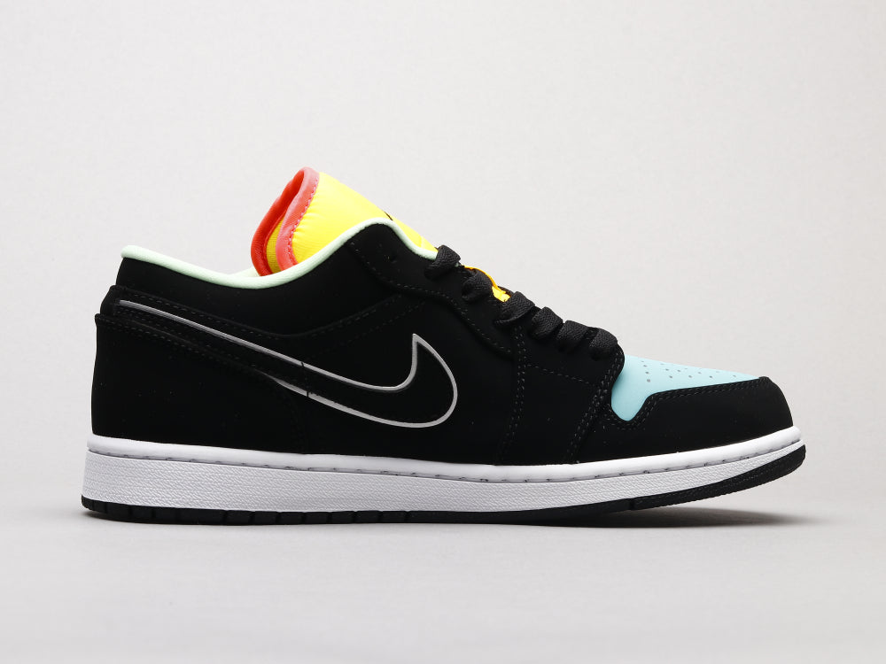 Ezyycart Bags AJ1 Black, blue and yellow stitching