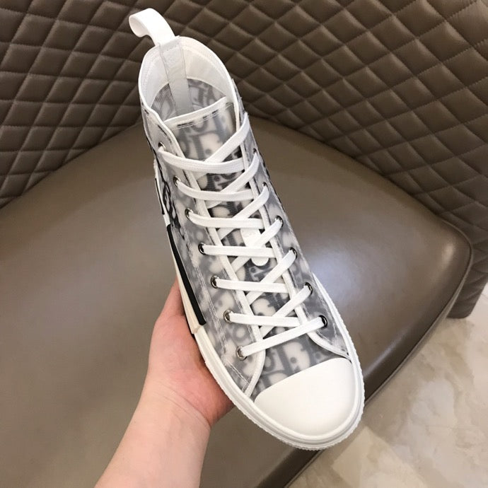 Anum Bags DIR B23 Black and White HIGH-TOP SNEAKER
