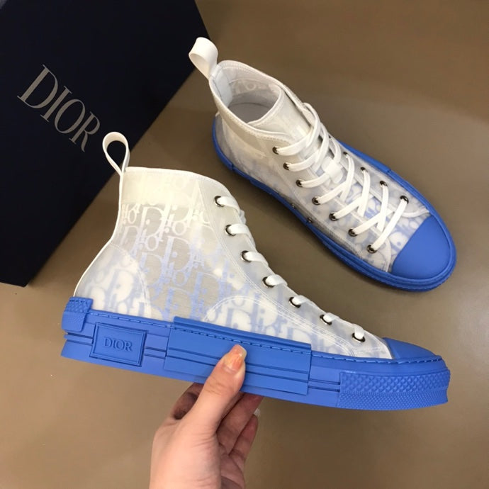 Anum Bags DIR B23 Oblique Gradient Blue HIGH-TOP SNEAKER