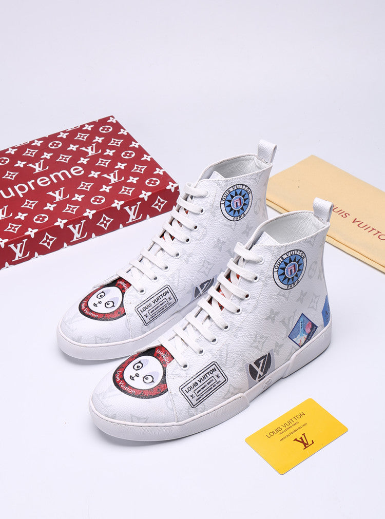 Anum Bags LUV Stellar Trainer Boot White Sneaker
