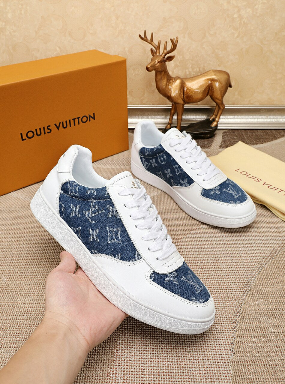 Anum Bags LUV Monogram Denim Blue Sneaker