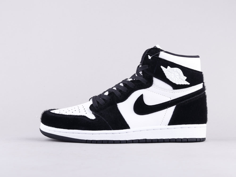 Ezyycart Bags AJ1 horsehair black and white