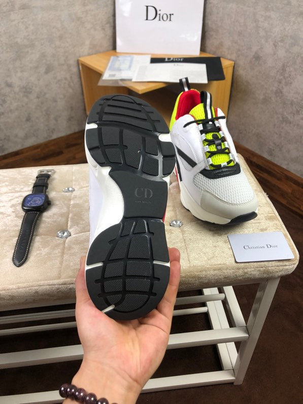 Anum Bags DIR B22 White And Yellow Sneaker