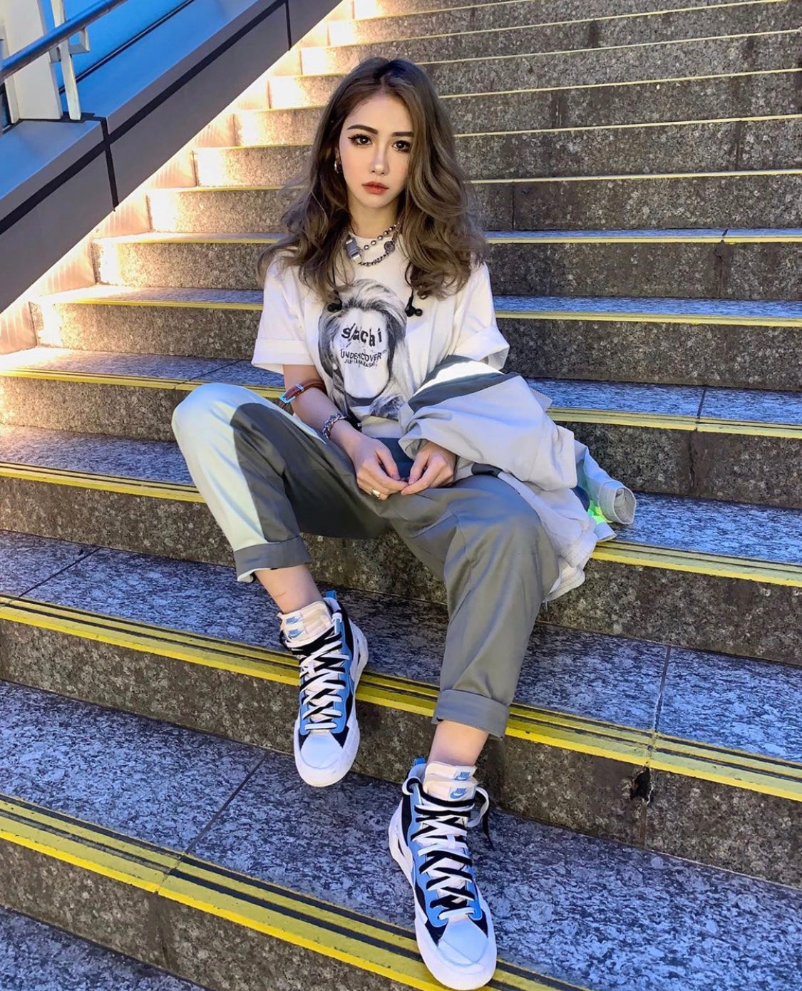 Ezyycart Bags NKE Blazer White Blue