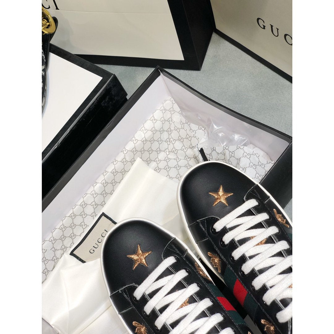 Ezyycart Bags MO-GCI Ace Embroidered 'Bees and Stars Sneaker 064