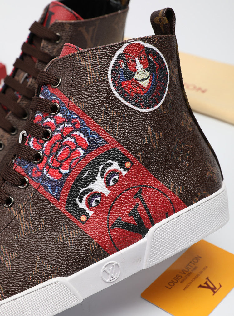 Anum Bags LUV Stellar Trainer Boot Brown Sneaker