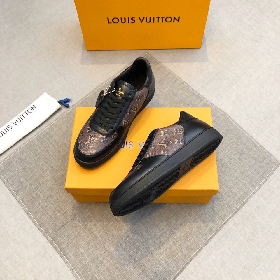 Anum Bags LUV Casual Low Black Brown Sneaker