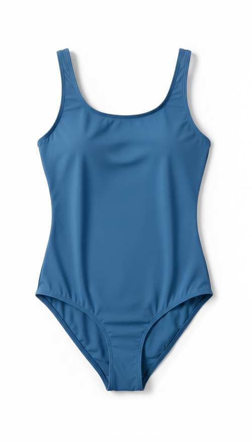 Eleganter Badeanzug in Ocean Blue
