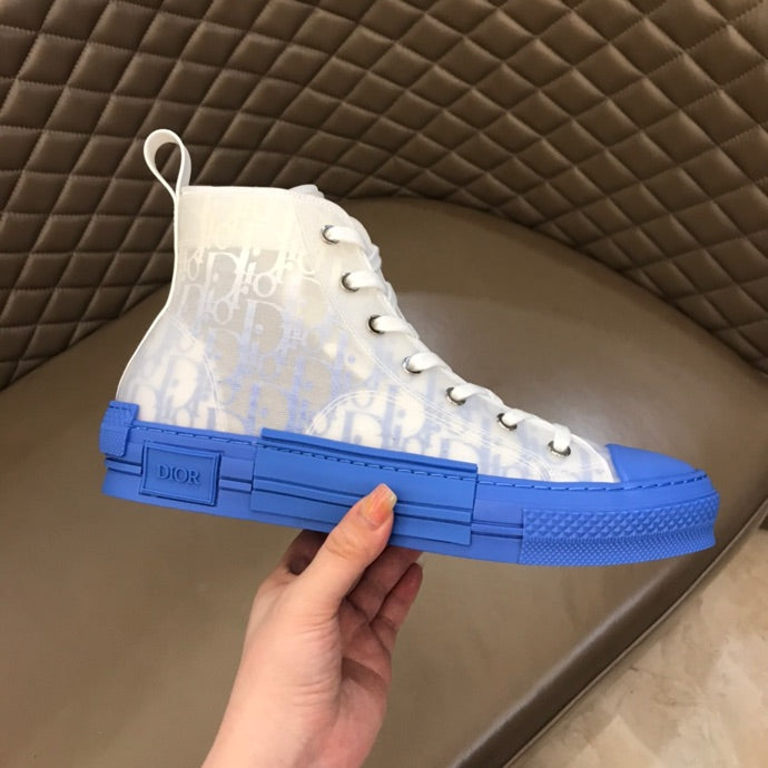 Anum Bags DIR B23 Oblique Gradient Blue HIGH-TOP SNEAKER