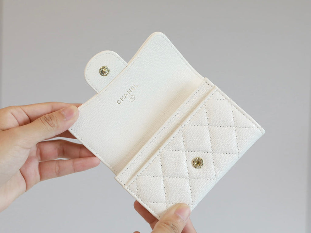 Anum Bags CHL CLASSIC CARD HOLDER WALLET WHITE AP0214