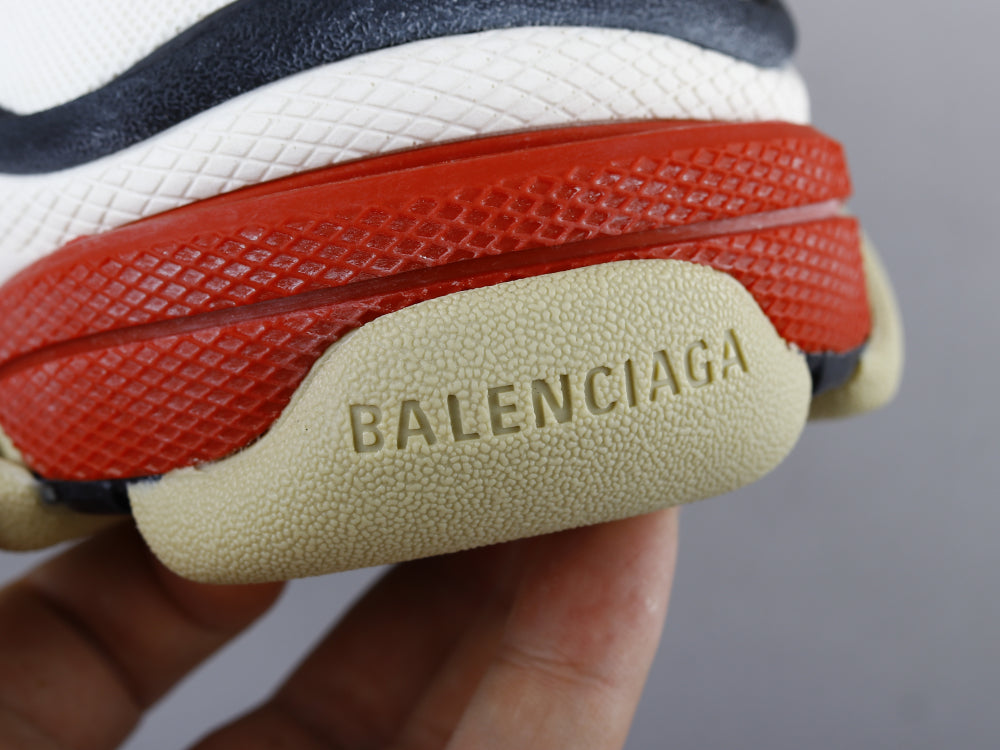 Ezyycart Bags Bla Triple S White Red Sneaker