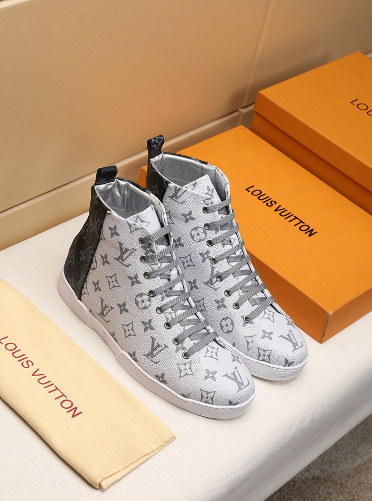 Anum Bags LUV Stellar Trainer Boot White Black Sneaker